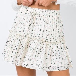 Princess Polly Light of Life White Mini Skirt